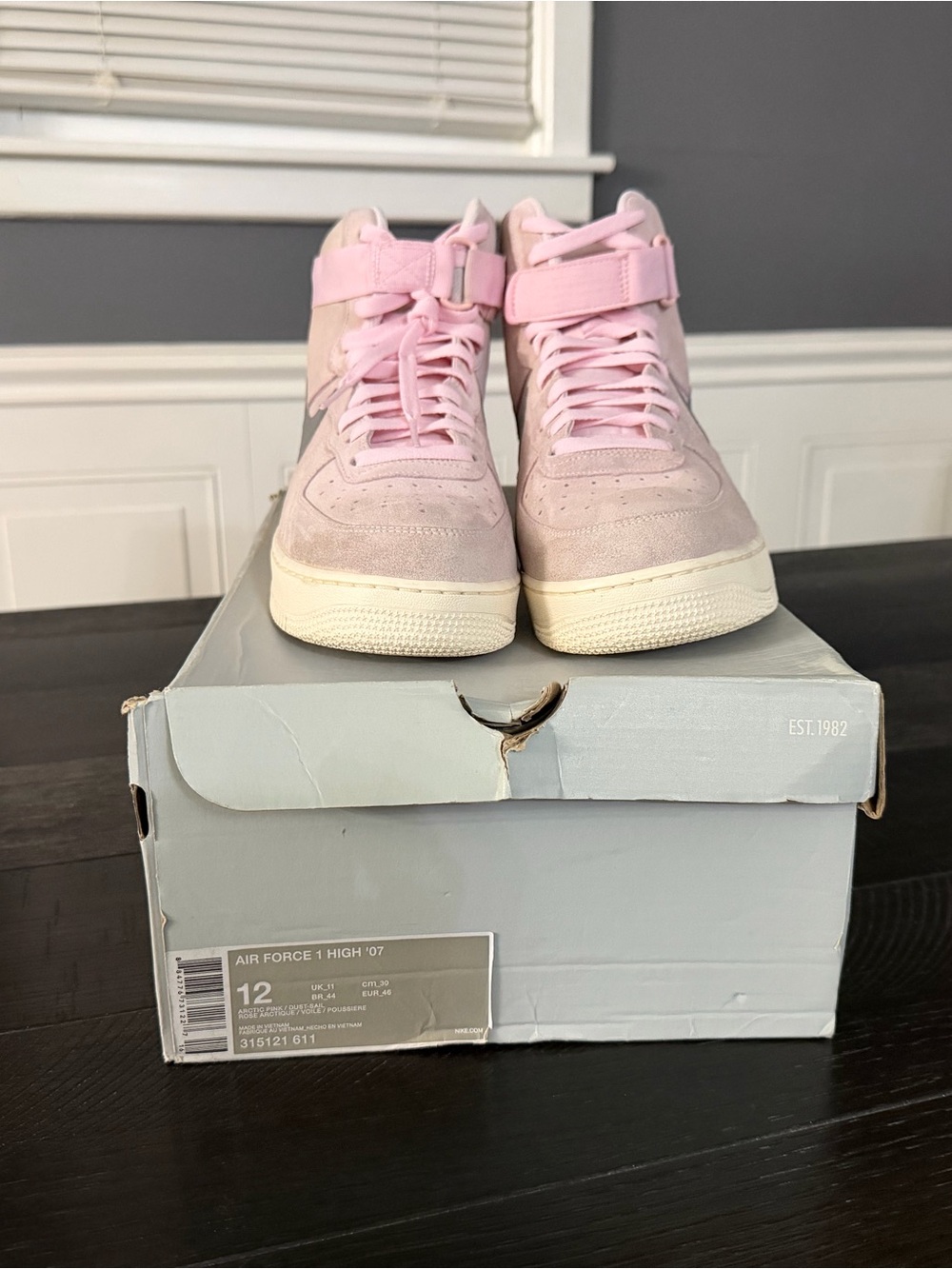 Nike Women's High-Top Sneakers in Light Pink